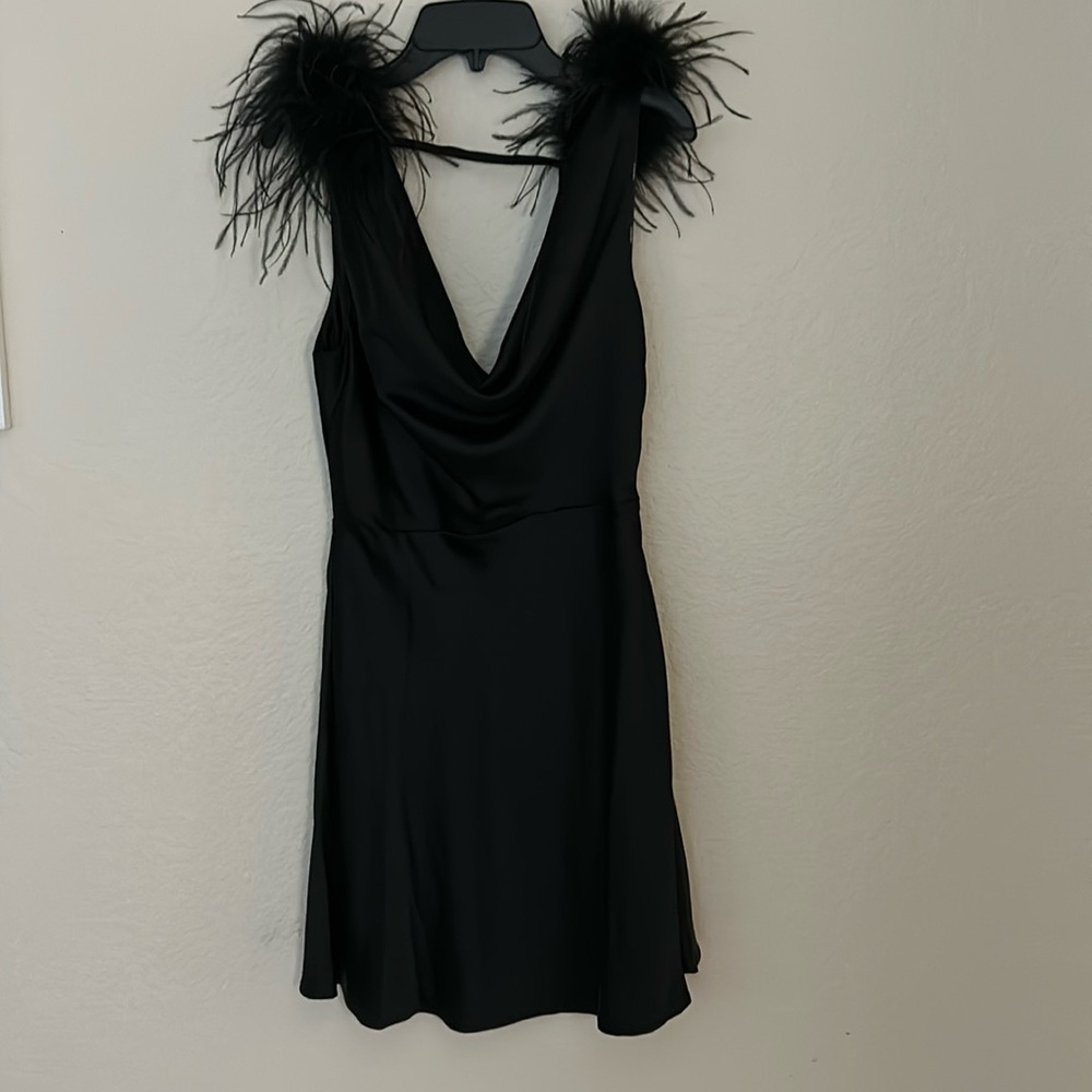 Black cocktail dress